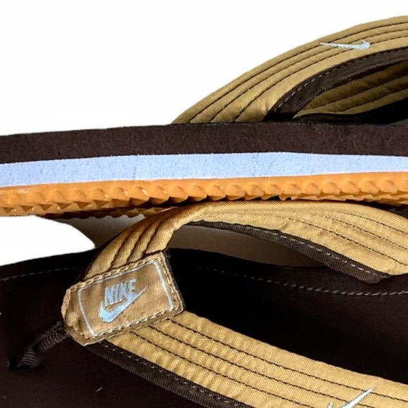 Nike Cortez '72 (314934-241) Brown/Tan Thong Flip Flops - Picture 6 of 13